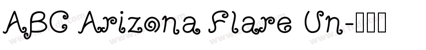 ABC Arizona Flare Un字体转换